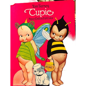 Tom Tierney Cupie paper Dolls in full color .